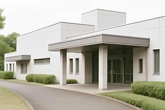 市町村の火葬場の建物